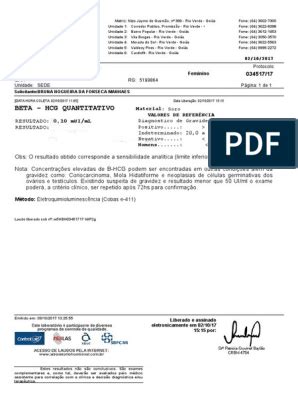 beta hcg positivo pdf,beta hcg quando da positivo